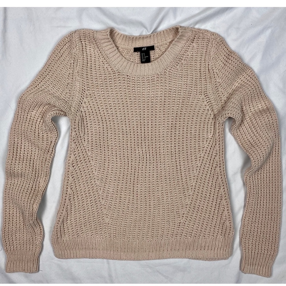 H&M Sweater Light Pink Comfy